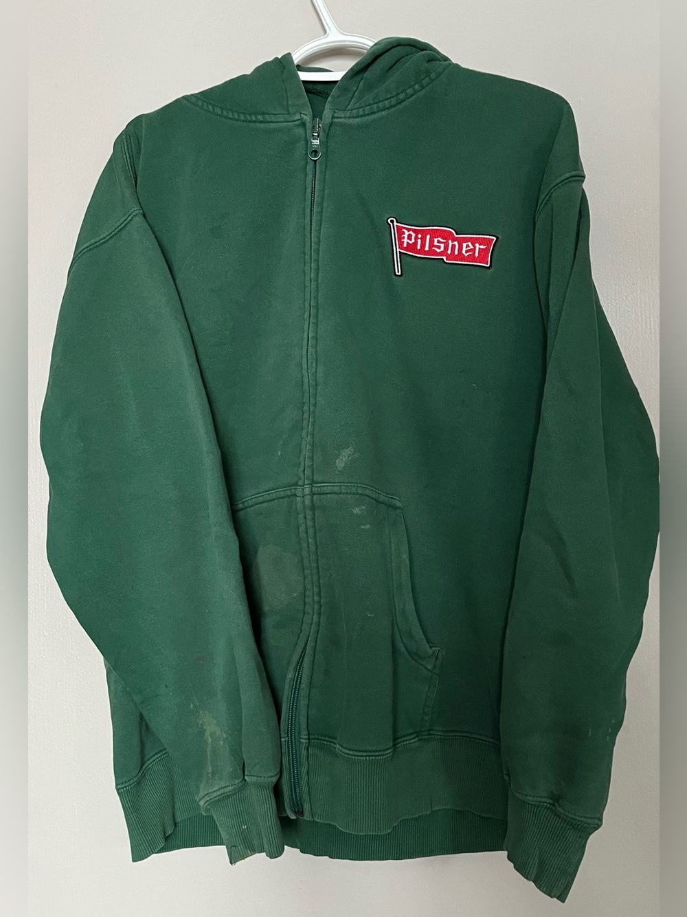 Vintage Pilsner zip up hoodie